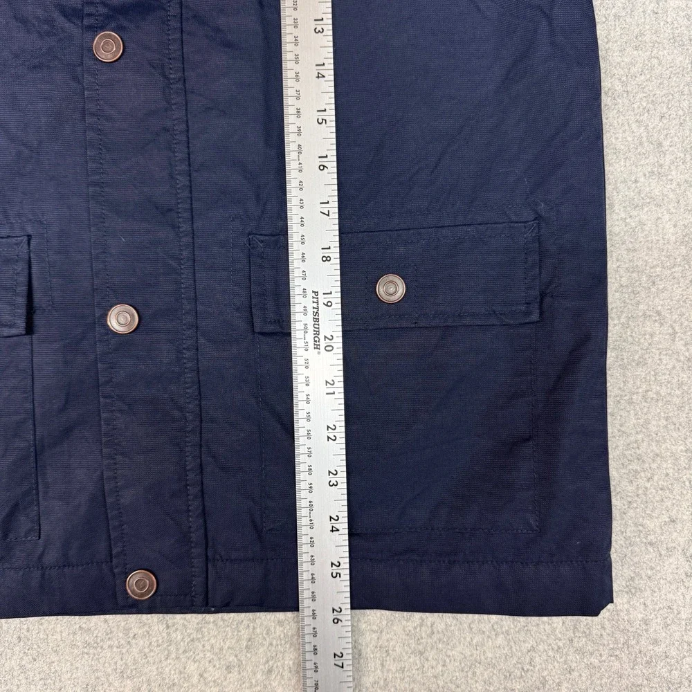 The Children's Place Hooded Utility Jacket XL 14 Navy Blue Nylon Windbreaker